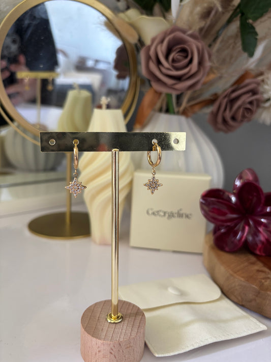 Les boucles d'oreilles Julia